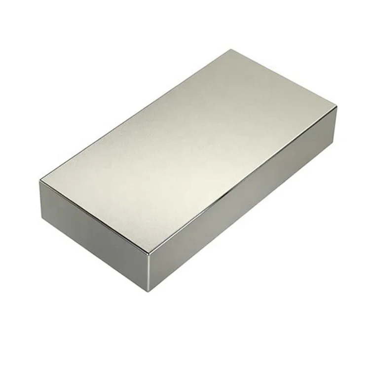 Good price neodymium big block magnet 70 mm largest thin plates n52 suction neodymium magnet