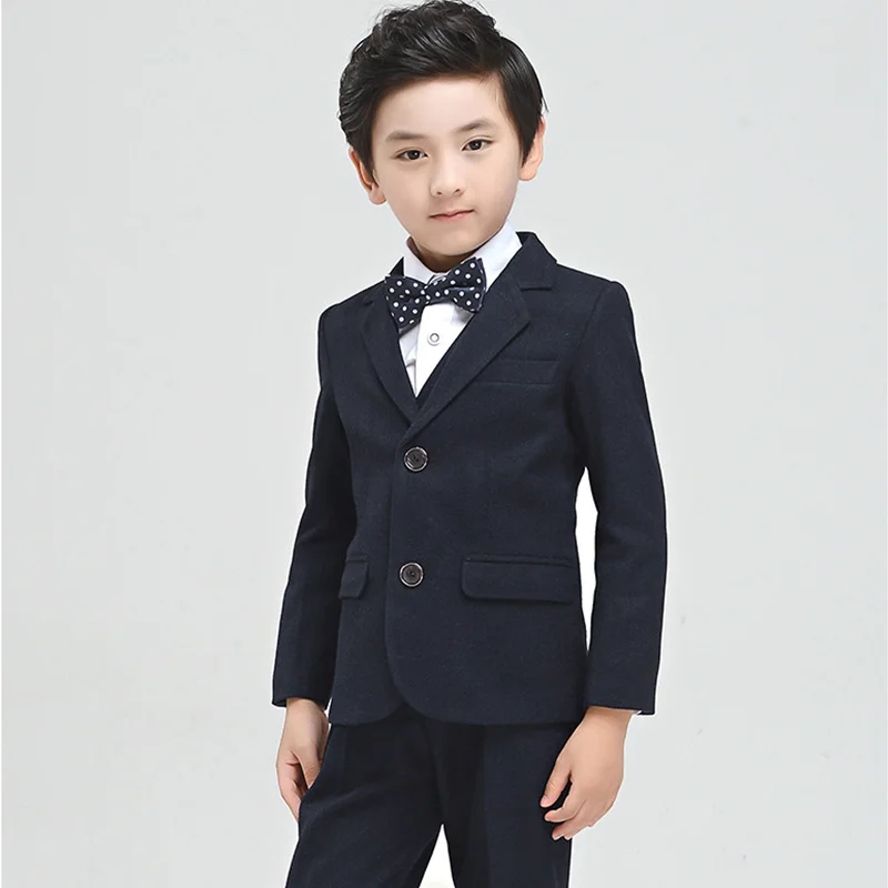 boy black suit design