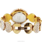 Crystal Watches Luxury Fashion Custom Design Ladies Diamond Quartz Bracelet Sapphire Crystal Glass Wrist Watches