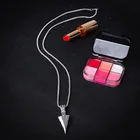 Striking Necklace Gold/Silver Plated Vintage Spearhead Arrowhead Pendant Necklace for Men Special Surf Bike Chocker Jewelry