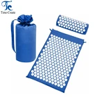 Health Care Blue Yoga Acupressure Cushion Spiky Mat Massage Relax Body Health Foot Care Relief Stress Pain Massager