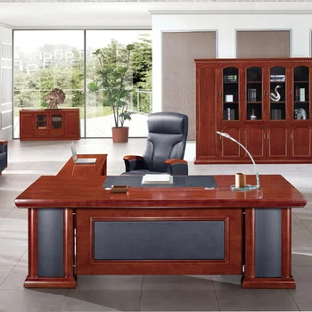 Luxurious office furniture design president/chairman/ceo desk for sale(FOH-K3818)