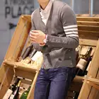 Men Sweater Sweatermen Mens Cardigan Sweater Manufacturer Provide Custom Autumn Plain Latest Long Sleeve Designs V Neck Men Coat Cardigan Sweater