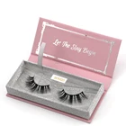 Quality Eyelashes Mink Lashes Best Quality Round Lash Box 3D Mink Eyelashes Private Label Wholesale Strip 3D Lashes