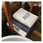 Towel Wholesale China Manufacturer 100%Cotton Soft Customized Logo 21s/2 White Hotel Bath Towel