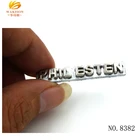 Letter Leather Bags Custom Metal Brand Name Letter Logo For Leather Bags In Guangzhou