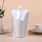 Foil Pouch Aluminum Foil Bag 220ml~2.5L Aluminum Foil Liquid Stand Up Pouch With Spout Water Bag