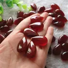 Red Pear Agate Pendant Hot Seller Red Agate Pear Gemstone Carnelian Teardrop Pendant