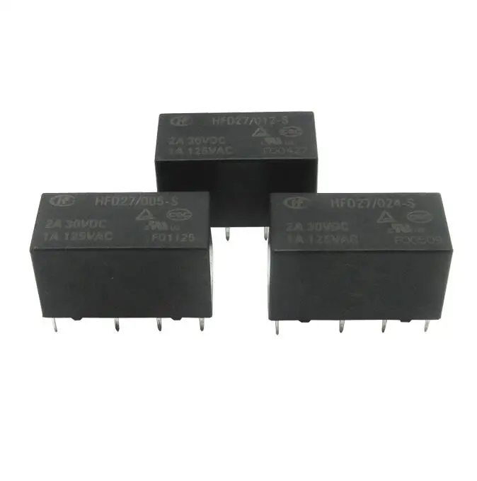 Hf Hfd27 005 Hfd27 012 Jrc 27f Hfd27 024 S 2a 8 Pin 5v 12v 24vdc Relay