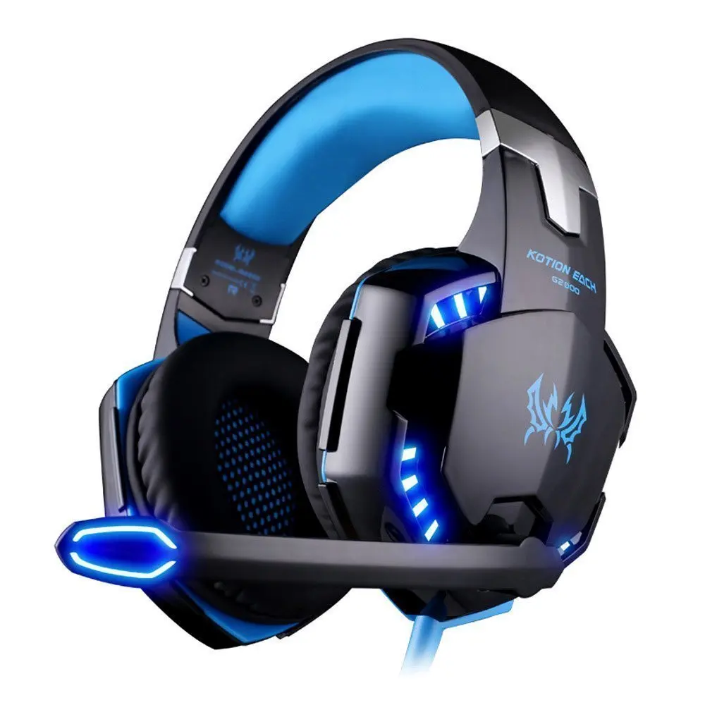 professioneel de sneeuw breuk Kotion Each G2000 Gaming Headphones With Mic Led Light Over Ear Wired  Headset For Pc Game - Buy G2000 Gaming Headset,Kotion Each G2000,Game  Headphone Product on Alibaba.com