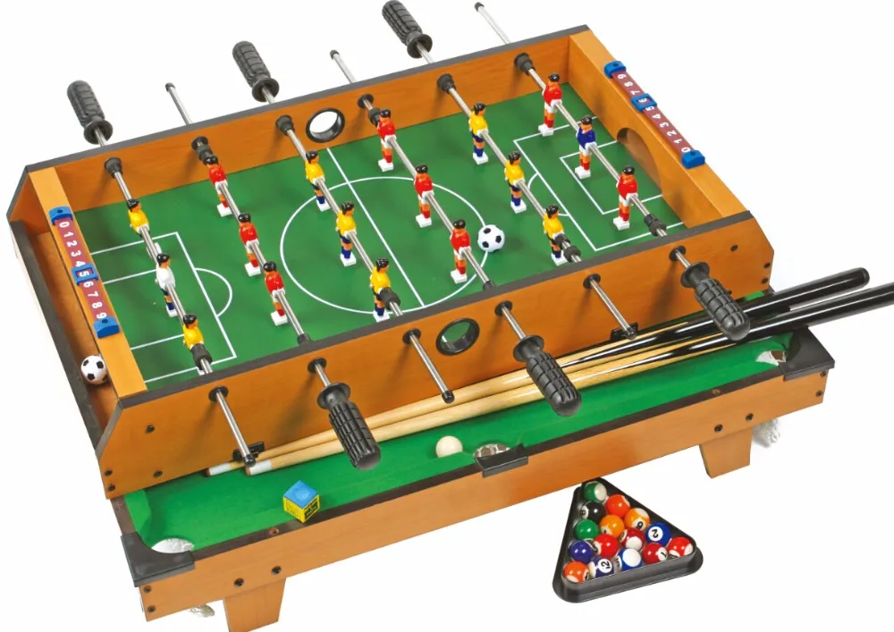 2 In 1 Table Sports Football & Air Hockey Game Set