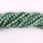 Jade Wholesale A Grade Semi-prious Stone Natural Green African Jade Plain Round Beads Wholesale