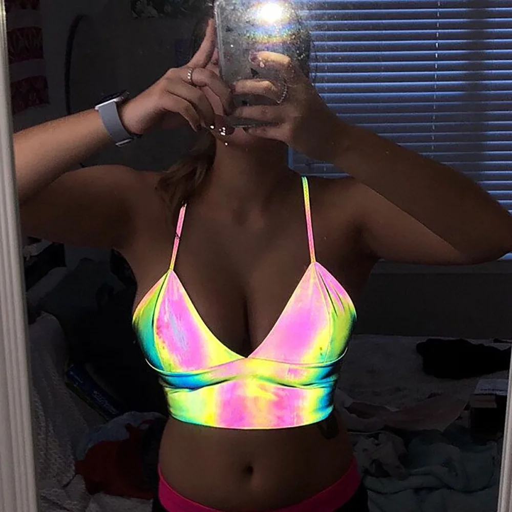 reflective bralette