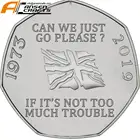 UK New silver and gold 50p brexit coin or kew garden coin