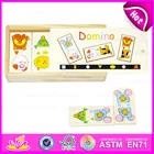 Dominos Domino 2021 Wooden Boxes Packing Kids Dominos Set Toy Children Mini Domino Game Set Products Travel Wooden Toy Domino Game Set W15A012