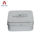 Tin Metal Tin Box Wholesale Seamless Square Soap Tin Box Customized Design Square Metal Soap Tin Box