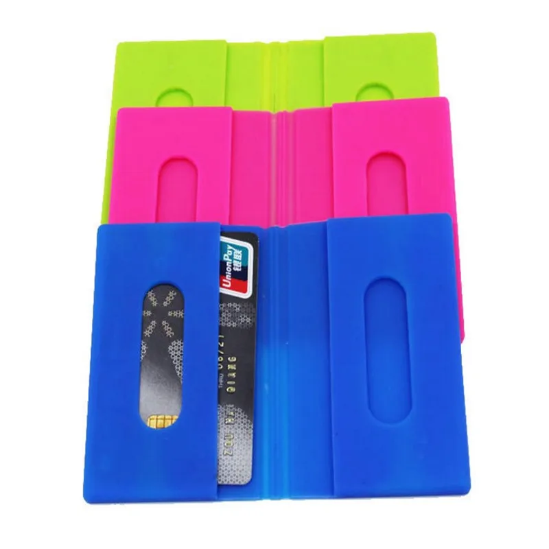 Unionpromo durable silicone business credit card holder