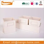 Cream Color Metal Square Balcony Flower Pot