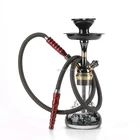 Convenient Use 2 Hose Glass Shisha Hookah OEM For Wholesale