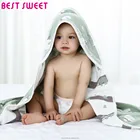 Hooded Bath Towel Babies Bath Towels 100% Cotton Custom 100% Cotton Baby Hooded Kid Bath Towel