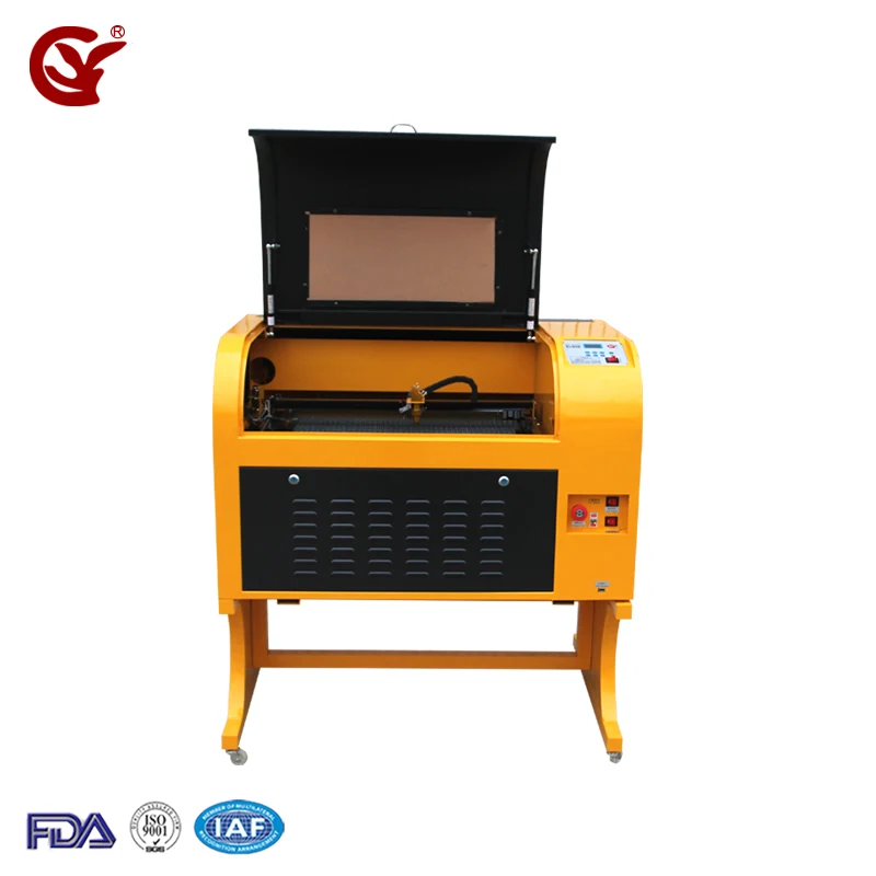 TEN-HIGH Upgraded Version CO2 400x600mm 60W 120V Laser Engraving Cutting Machine with USB Port 