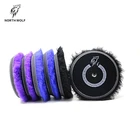 Polish North Wolf Polish Pad Korea Car Care 5inch Blue Long Nap 100% Lamb Wool Polishing Pads