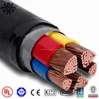 Insulated Pvc Sheath Electric Cable Pvcpvc Copper Conductor Pvc Insulated Electric Cable 5 Core Low Voltage Stranded Copper Conductor XLPE Insulated Pvc Sheath Steel Tape Armored Electric Power Cable