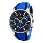 Watch Fashion Relojes Hombre Colorful Luxury Jam Tangan Skmei 9126 Men Silicone Sports Quartz Analog Watch Curren Relogio Masculino Fashion Relojes Hombre