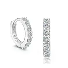 hotsale high quality 925 sterling silver hoop earrings in white color