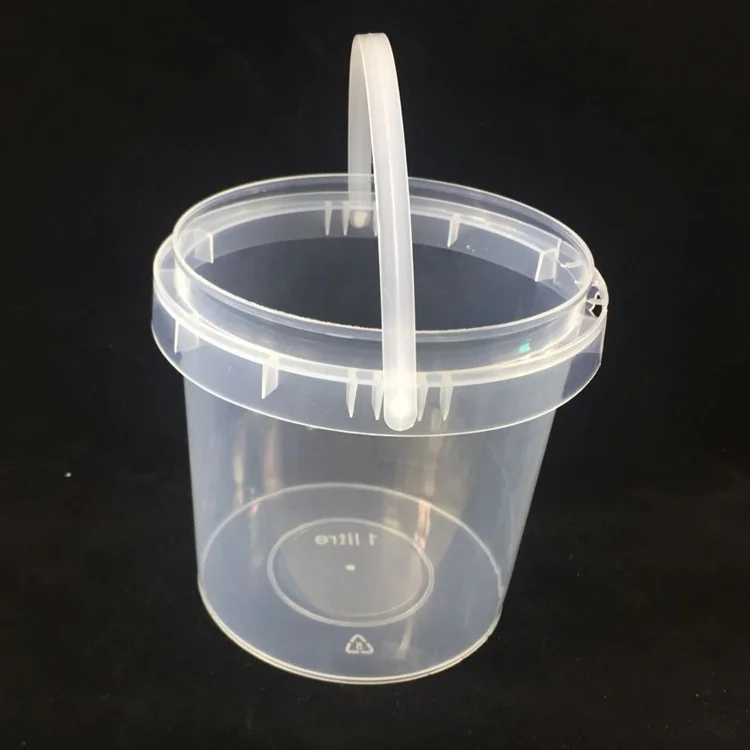 clear plastic buckets for sale