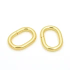 Metal Oval Ring Custom Bag Accessoriesshiny Silver Plated Metal Oval O Ring