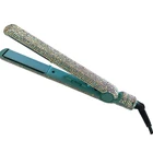 Straightener Iron 450 Flat Iron Personalized 450 Degree 100/240V Bling Bling Diamond Straightener Flat Iron