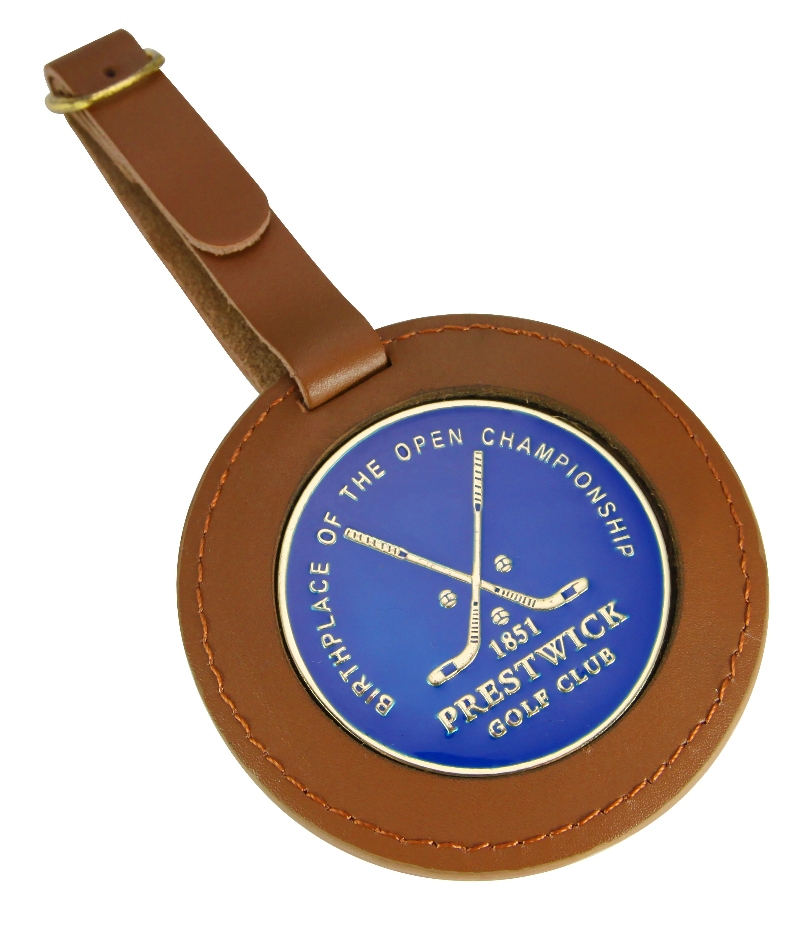 Custom Metal Golf Bag Tag,Leather Bag 