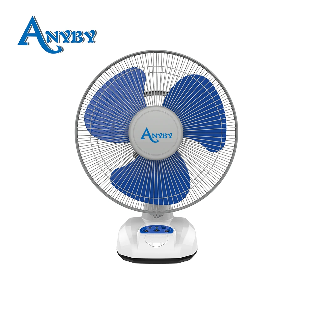 solar ac dc rechargeable Table Fan 