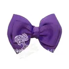 Wedding Decoration Hair Bow Clip For Hair Decoration Purple Tuxedo Hair Clip For Wedding Christmas Decoration Bow