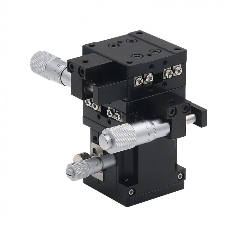 Liukouu SEMXYZR-40 Micrometer Plataforma de recorte manual Linear Stage Bearing Tuning Mesa deslizante 40mm 