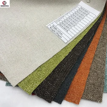 hotsale 100% polyester linen look fabric furniture fabric upholstery fabric