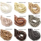 Wooden Beads Necklace Bead Wood 108 Mala Beaded Necklace Tassel Necklace 8mm Wooden Beads Costume Jewelry