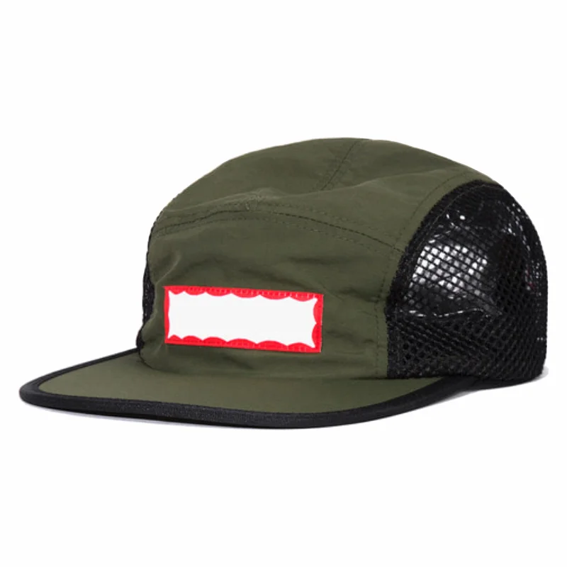 running 5 panel cap