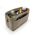 Handbag Purse Custom Design Multi-pockets Felt Handbag Organizer Purse Insert Bag In Bag