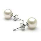 Freshwater Pearl Stud Pearl Stud Earrings Simple Vintage Freshwater Pearl New Model Stud Earring