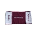 Jacquard Towel Custom Design Logo 100% Cotton Dyed Jacquard Thick Long Gym Sports Workout Towel