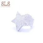 Rings Ring Rings Rings For Men Iced Out Custom S925 Mens Sterling Silver Diamond Rings Jewelry Iced Out Star Hip Hop Ring For Men