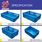 Plastic Plastic Foldable Crates Plastic Plastic Foldable Crate For Vegetables And Fruits Collapsible Basket