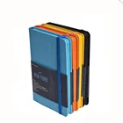 High Quality Custom Genuine A5 Journal Writing Bound Cover Travelers Pu Leather Notebook Printing