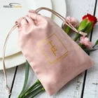Velvet Bag Velvet Bag ECO Friendly Custom Suede Velvet Travel Gift Drawstring Jewelry Pouch Bag With Logo