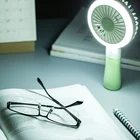 Fan Colorful Handheld Fan 1200 Mah Led Light Handy Fan Colorful 2 In 1 Portable Handheld Fan For Make Up