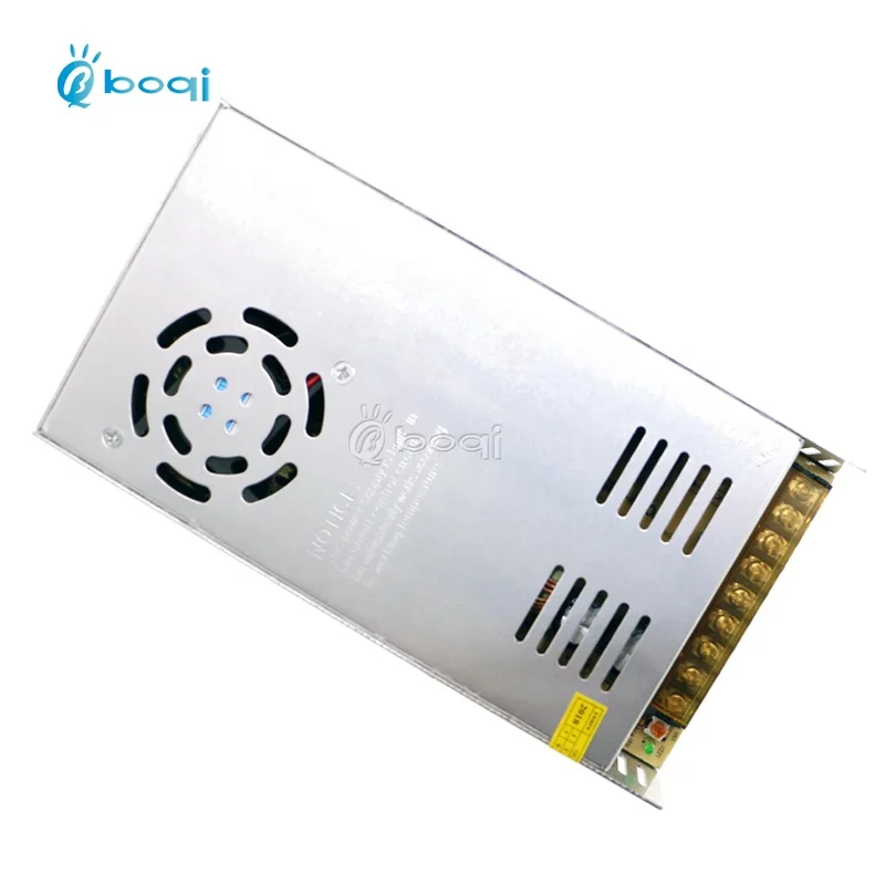 boqi CE FCC Certified 360W 36V 10A SMPS Constant Voltage Switching Mode Power Supply for LED Lighting LED Driver
