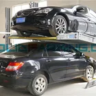 Tilting Car Low Ceiling Home Garage CE 2 Post Tilting 2 Level Car Parking Lift