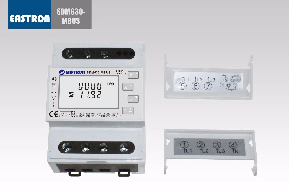 Eastron Sdm M Bus Phase Din Rail Energy Meter With Mbus